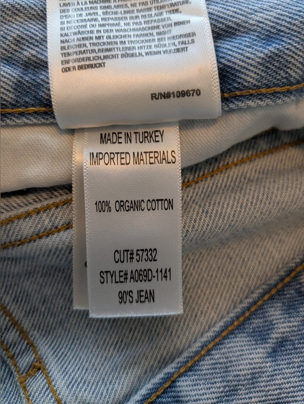 Agolde 90s Straight Jeans 26x29 - Picture 6 of 6